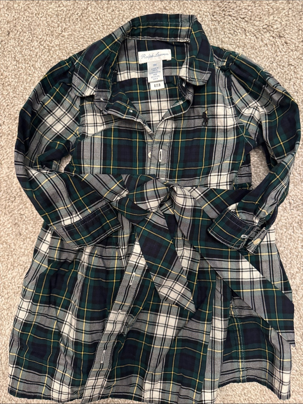 Ralph Lauren baby plaid dress